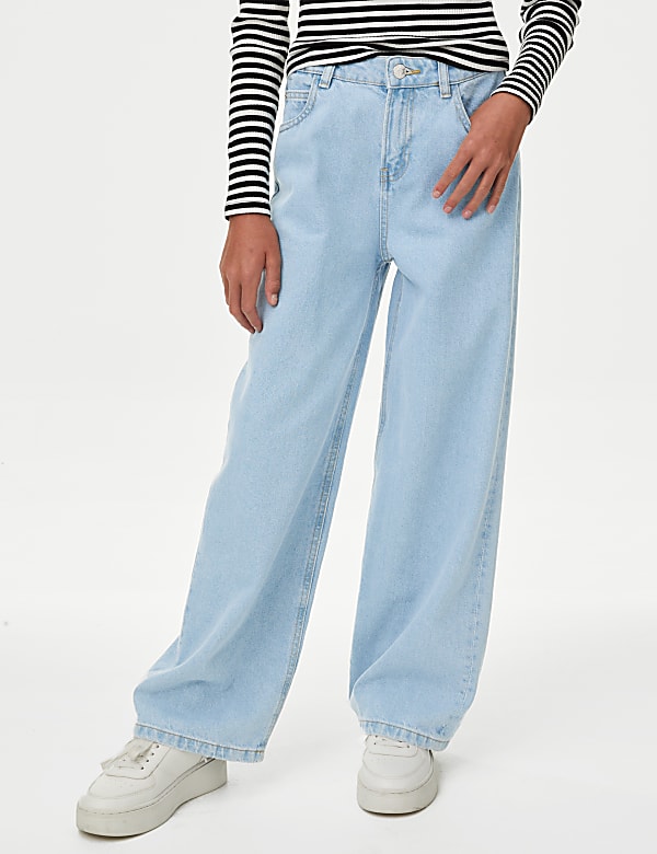 Wide Leg Denim Jeans