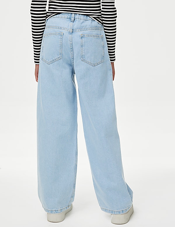 Wide Leg Denim Jeans