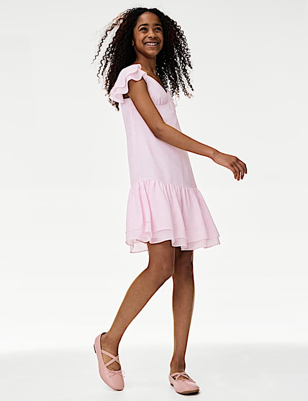 Floral Frill Dress (6-16 Yrs) - VN