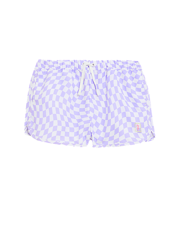 Checkerboard Swim Shorts
