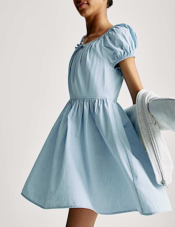 Pure Cotton Milkmaid Dress (6-16 Yrs) - CH