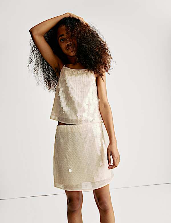 Sequin Cami Top (6-16 Yrs) - JP