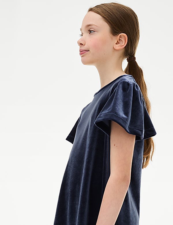 Samtkleid (6&ndash;16 Jahre) - DE