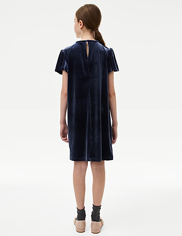 Samtkleid (6&ndash;16 Jahre) - DE