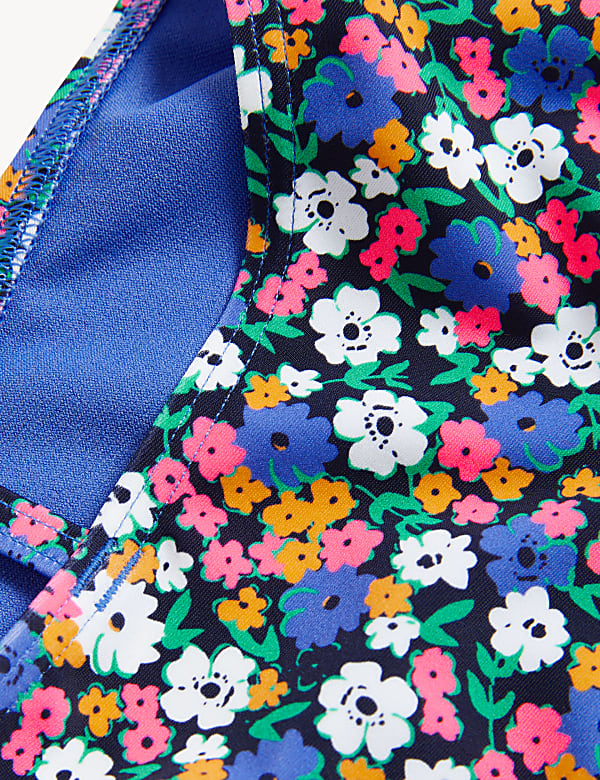 Floral One Shoulder Bikini