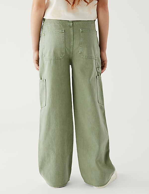 Denim Cargo Jeans