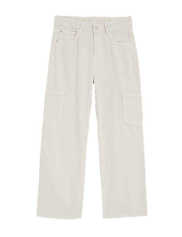 Denim Cargo Jeans