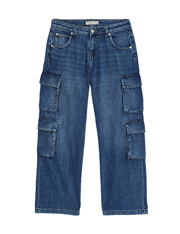 90's Baggy Low Rise Denim Jeans (6-16 Yrs)