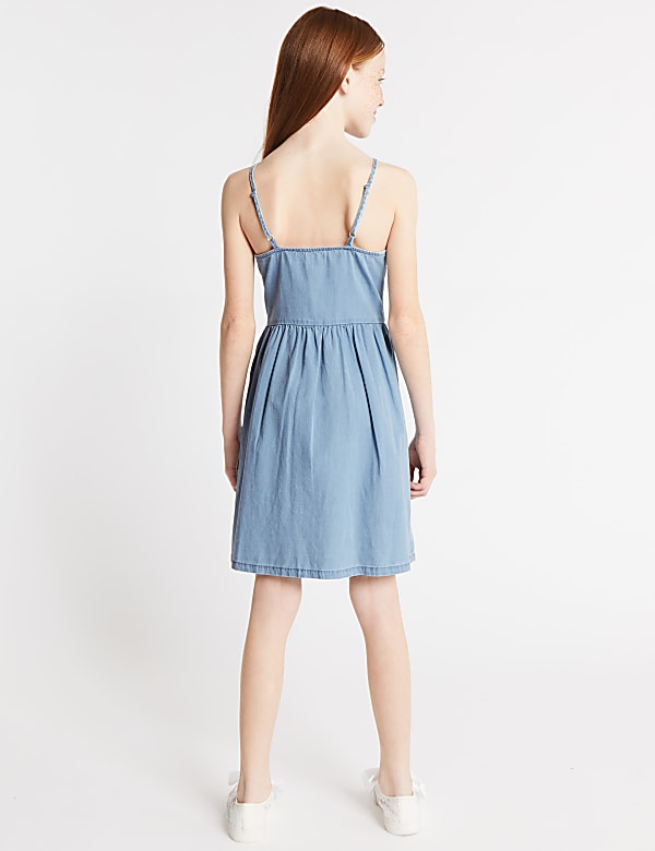 Marks and spencer chambray dress top