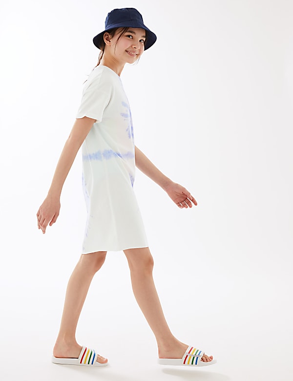 Pure Cotton Tie Dye Dress (6-16 Yrs)