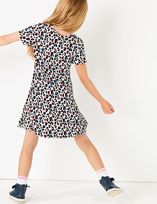 Leopard Print Dress (3-16 Years)