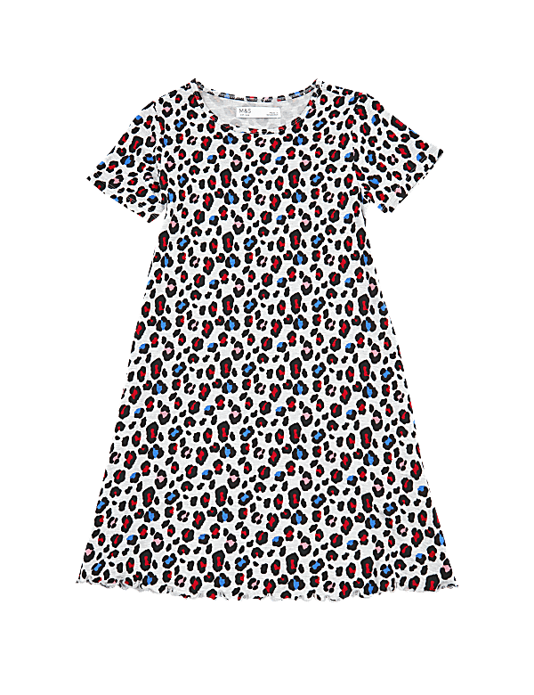 Leopard Print Dress (3-16 Years)