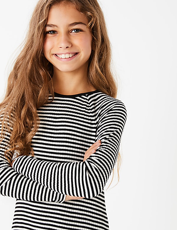 Striped Dress (3-16 Years)