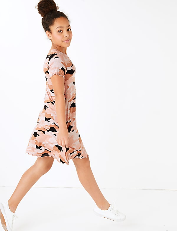 Camouflage Print Dress (6-16 Yrs)
