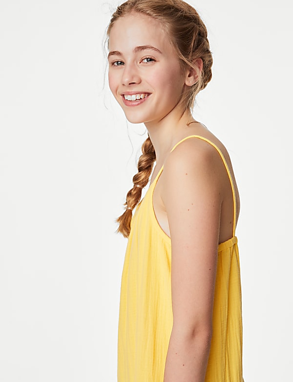 Pure Cotton Tiered Maxi Dress (6-16 Yrs)