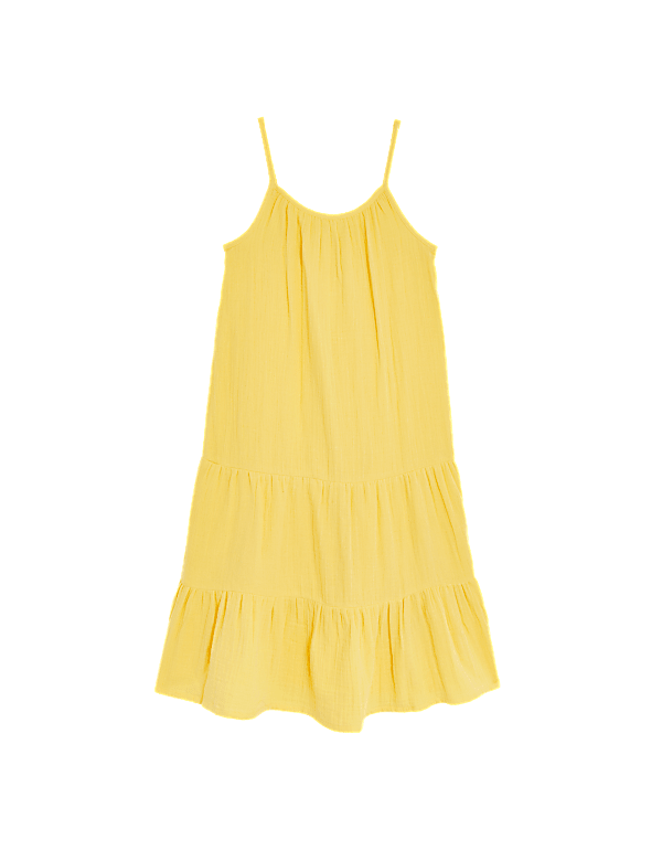 Pure Cotton Tiered Maxi Dress (6-16 Yrs)