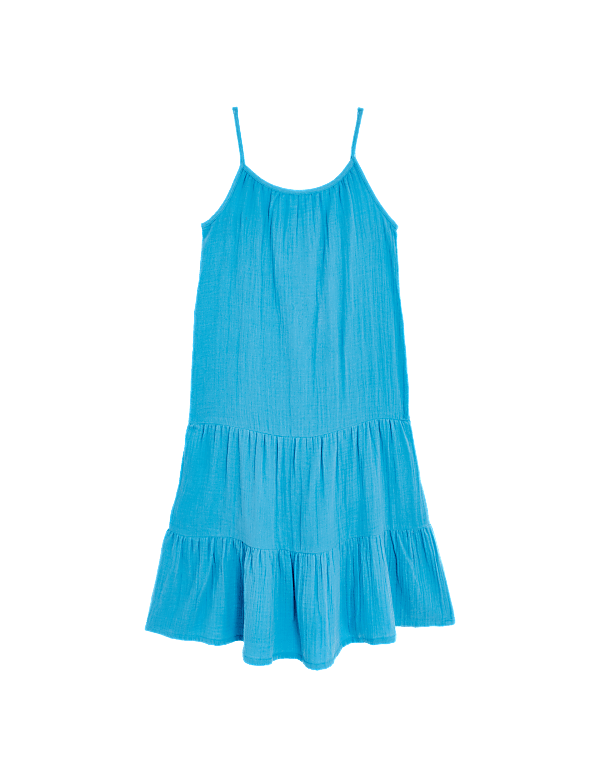 Pure Cotton Tiered Maxi Dress (6-16 Yrs)