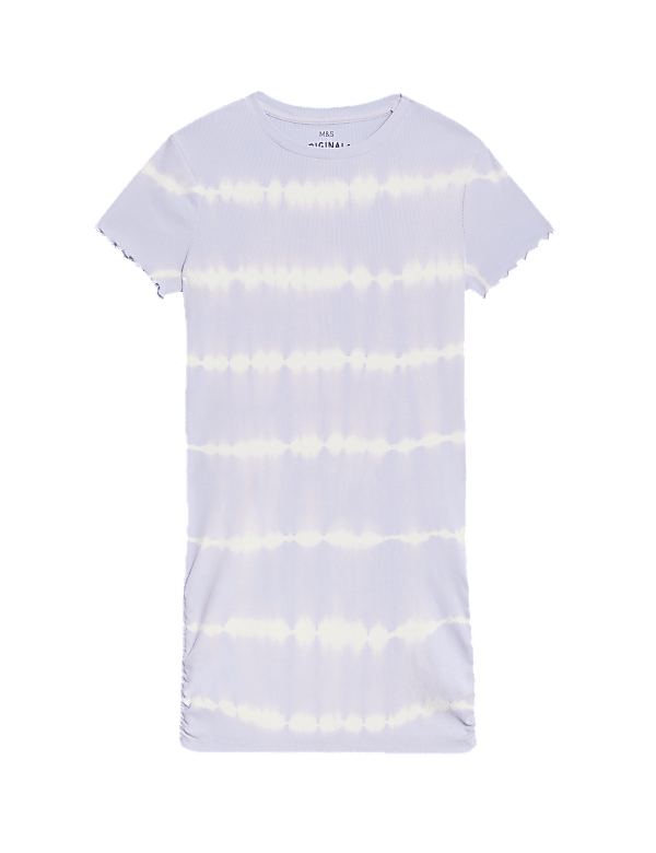 Cotton Rich Slogan Dress (6-16 Yrs)
