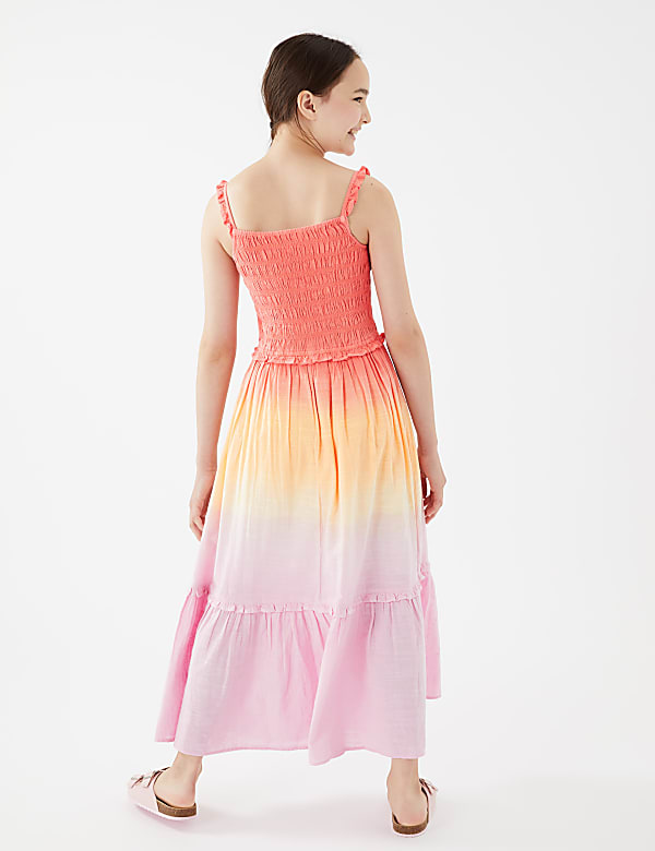 Pure Cotton Tie Dye Maxi Dress (6-16 Yrs)