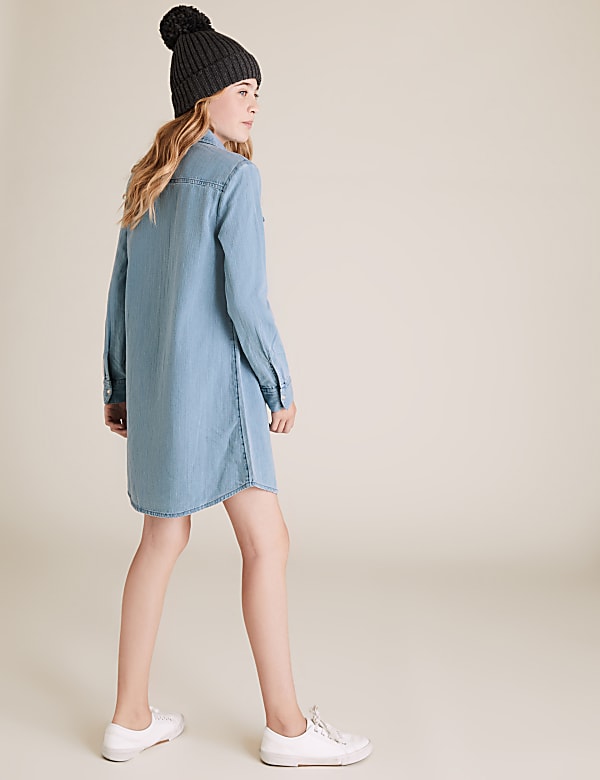 Denim Shirt Dress (6-16 Yrs)