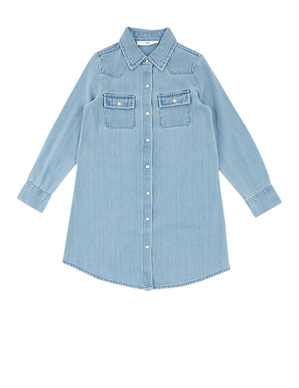 Denim Shirt Dress (6-16 Yrs)