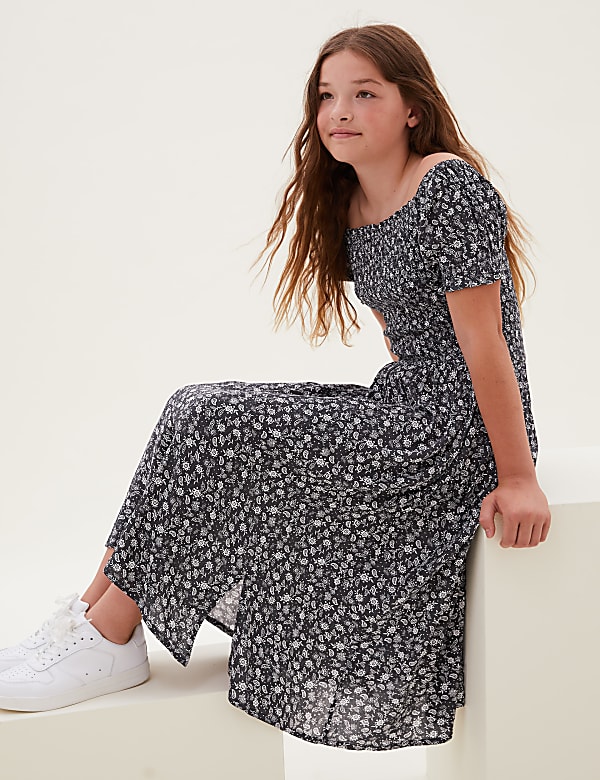 Paisley Floral Midi Dress (6-16 Yrs)