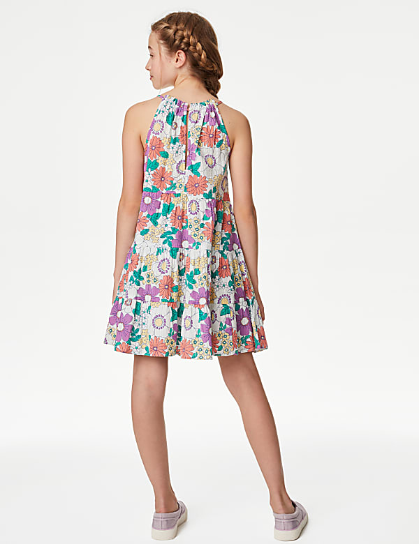 Pure Cotton Floral Dress