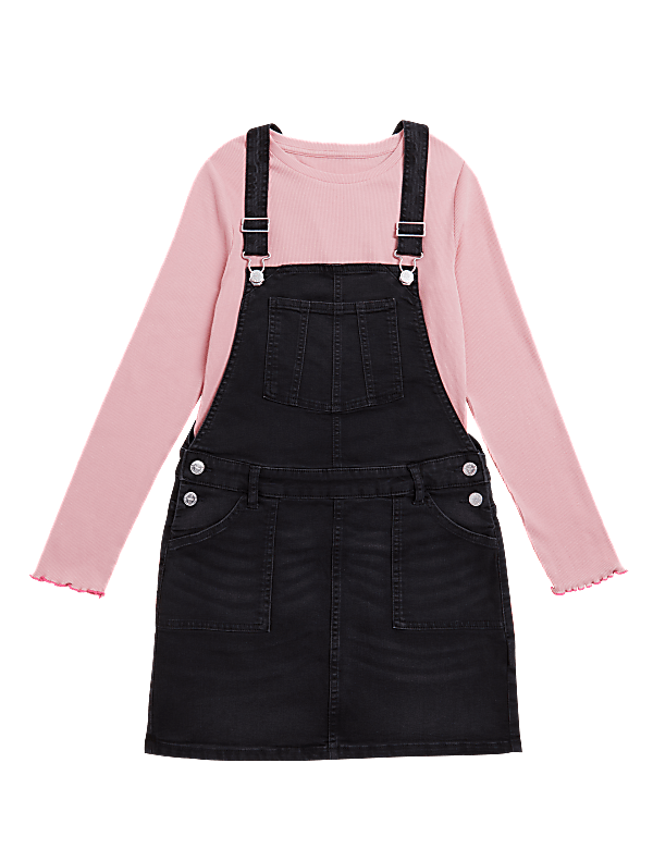 2pc Cotton Rich Pinafore Outfit (6-16 Yrs)
