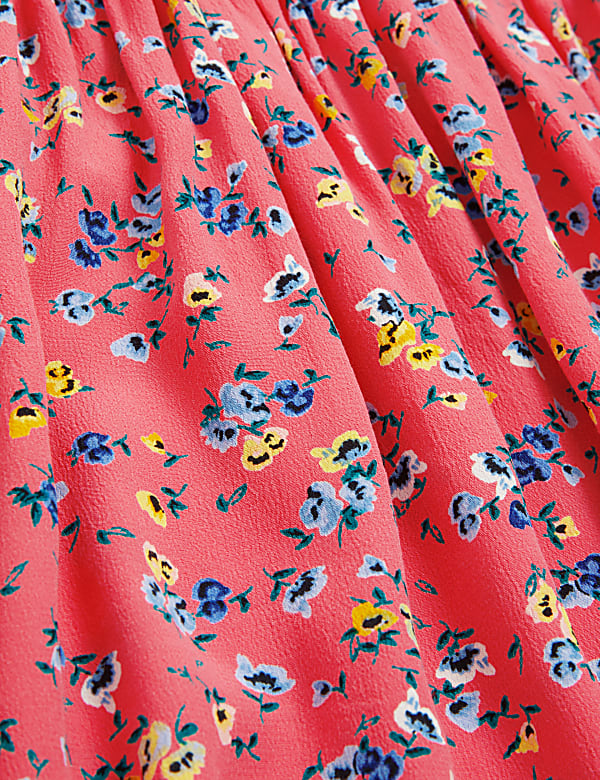 Ditsy Print Frill Dress (2-16 Yrs)