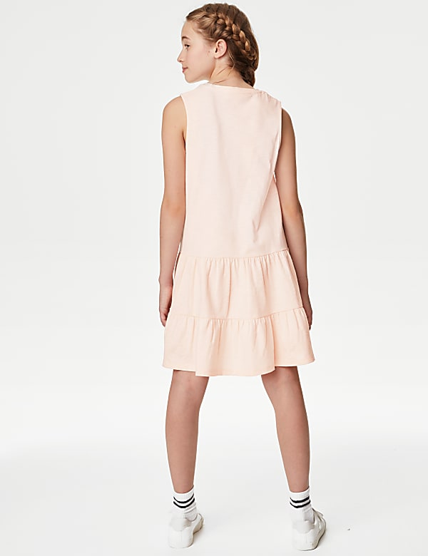 Pure Cotton Tiered Dress