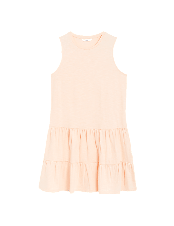 Pure Cotton Tiered Dress