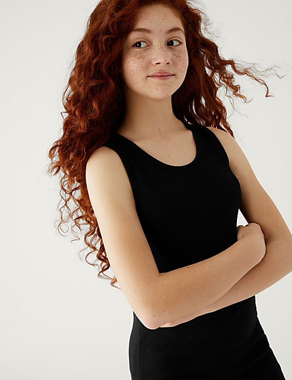 Cotton Rich Ribbed Dress