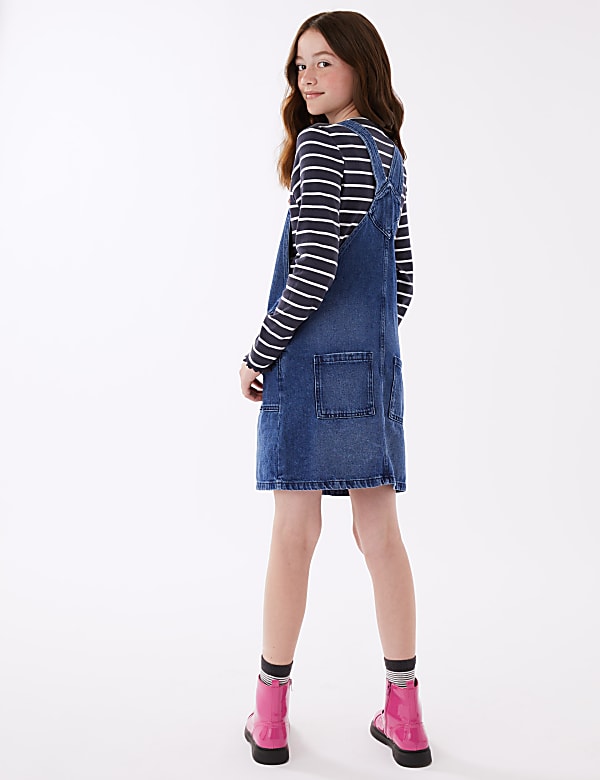 2pc Cotton Rich Pinafore Outfit (6-16 Yrs)
