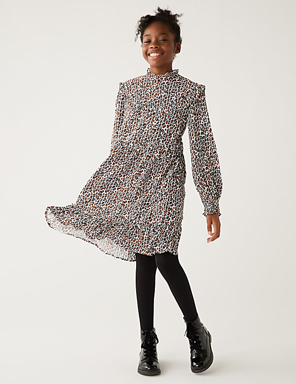 Buy Leopard Print Dress 6 16 Yrs at Marks Spencer