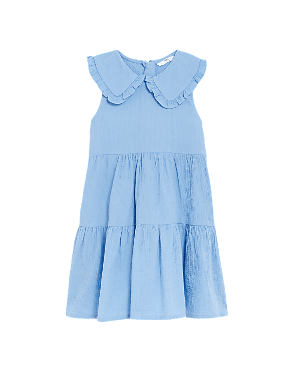 Pure Cotton Tiered Dress
