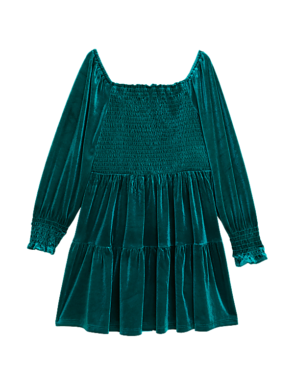 Velvet Tiered Dress