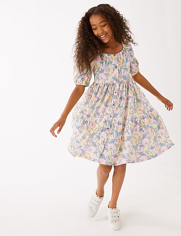Lemon pattern dress hotsell