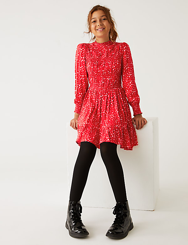 Heart Print Dress