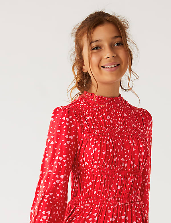 Heart Print Dress