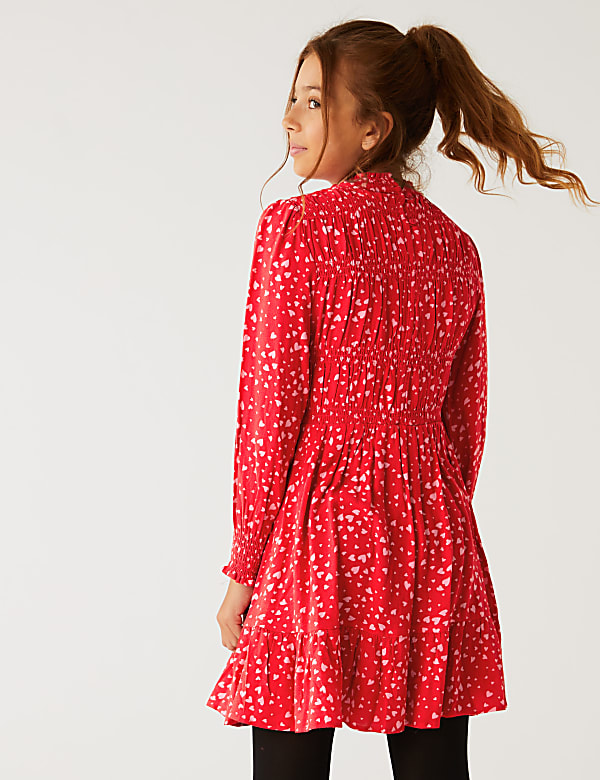 Heart Print Dress