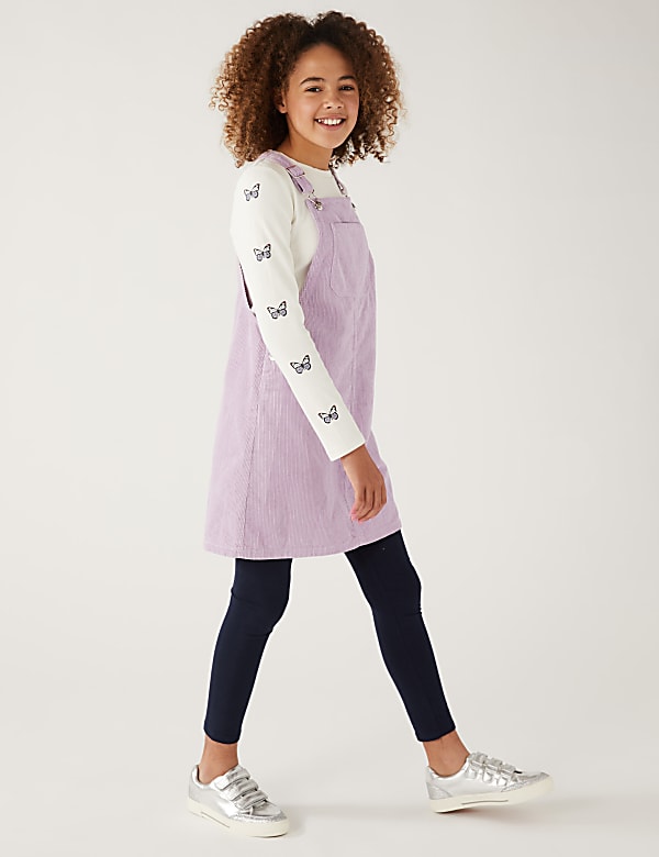 2pc Cotton Rich Pinafore Outfit