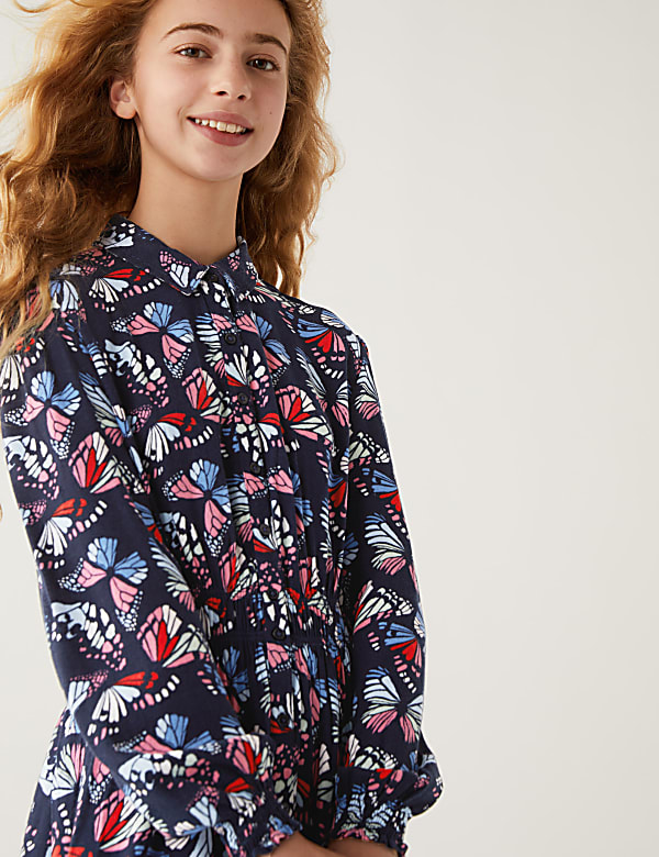 Butterfly Print Dress