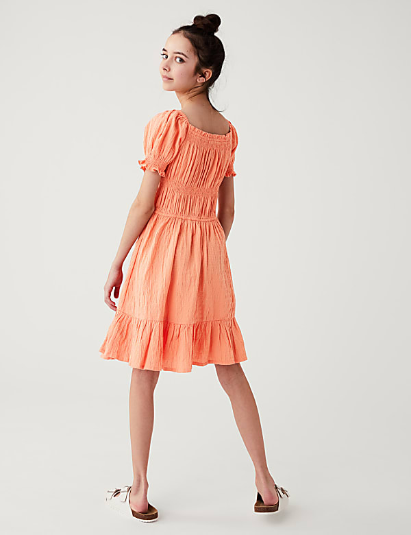 Cotton Rich Tiered Dress
