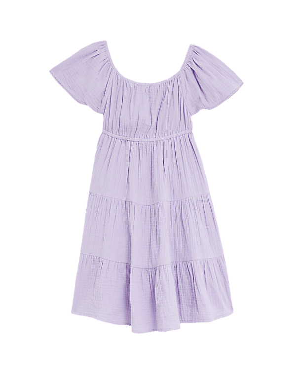 Pure Cotton Tiered Dress