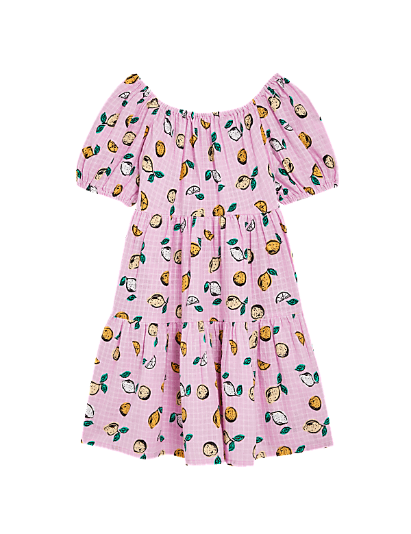 Pure Cotton Fruit Print Dress
