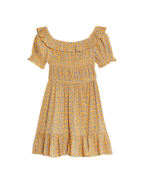 Floral Shirred Dress (6-16 Yrs)
