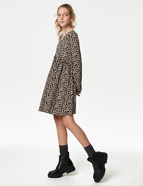 Animal Print Dress 6 16 Yrs MULTI Dresses M S CA