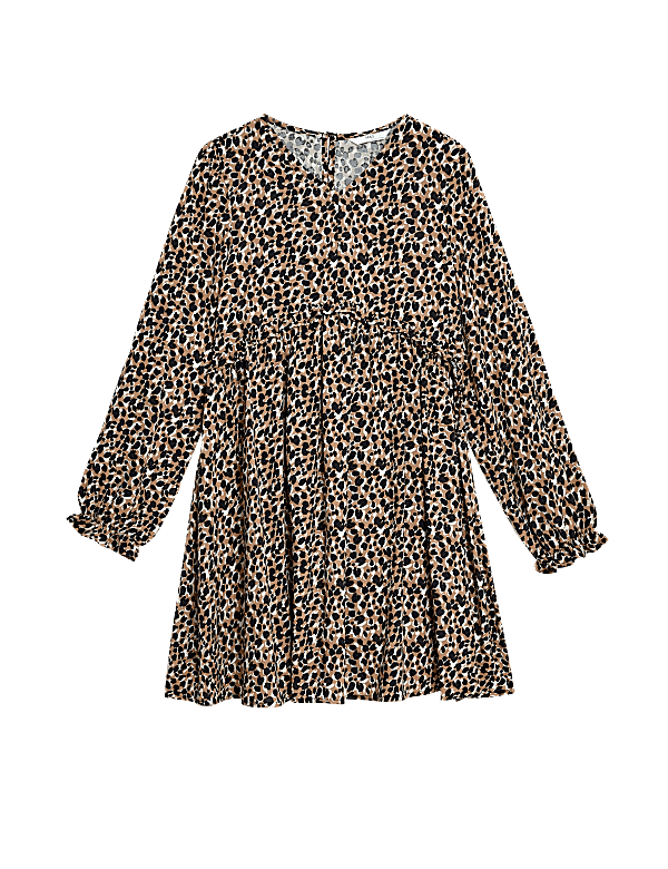 Animal Print Dress (6-16 Yrs)