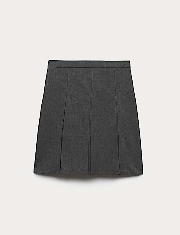 Girls' Plus Fit Permanent Pleats School Skirt (2-18 Yrs) - BG
