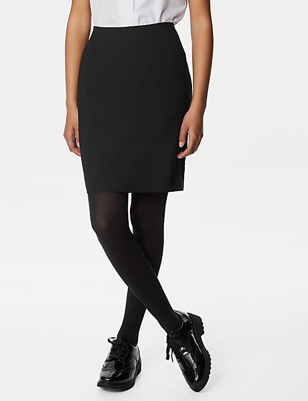 Girls' Short Pencil School Skirt (9-16 Yrs) - AT